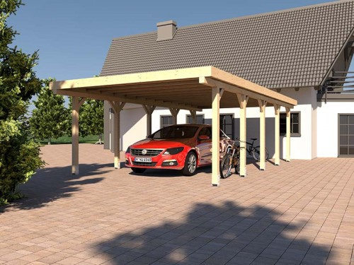 Prikker Carport Flachdach KVH 500 x 800cm