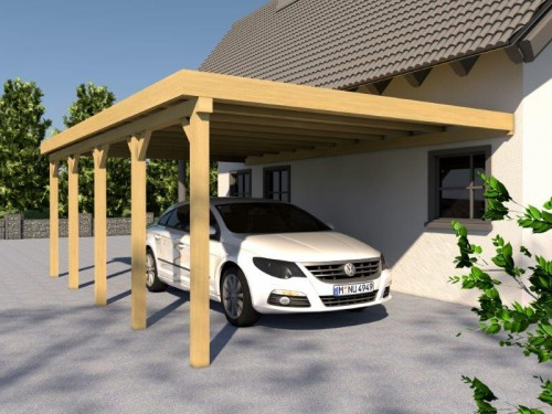 Prikker 350 Carport x KDI 900cm Anlehn