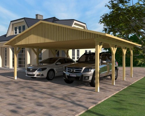 Prikker Carport Satteldach BSH 600 x 600cm