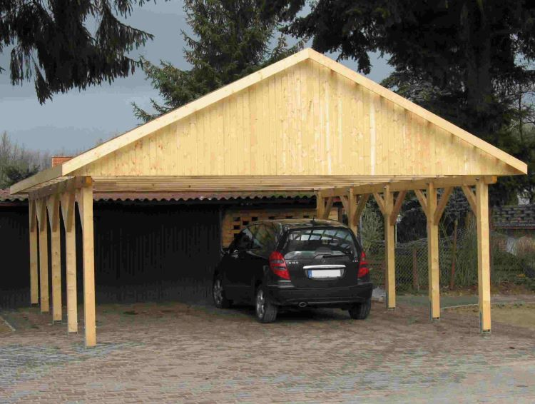 Prikker Carport Satteldach BSH 600 x 700cm