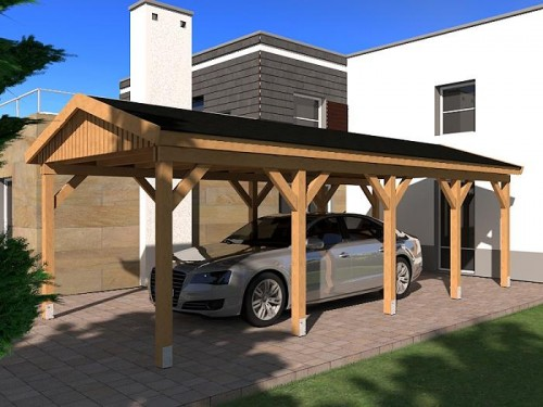 Prikker Carport Satteldach KDI 350 x 800cm