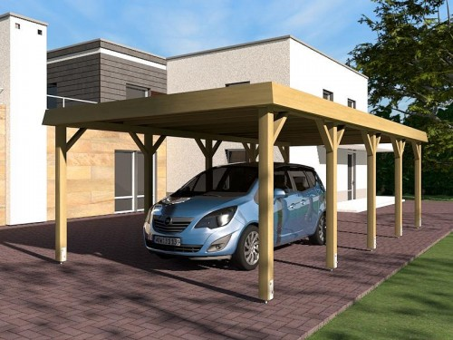 Prikker Carport Walmblende KDI 400 x 800cm