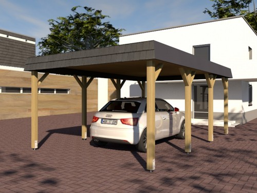 Prikker Carport Walmblende KDI 400 x 600cm