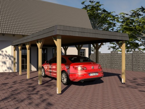 Prikker Carport Walmblende KDI 400 x 800cm