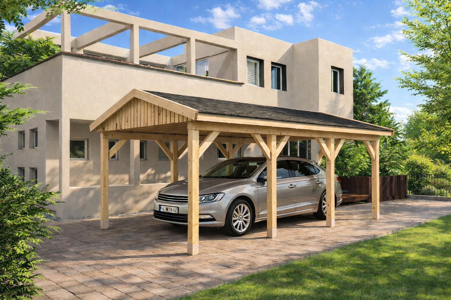 Prikker Carport Satteldach KVH 350 x 600cm