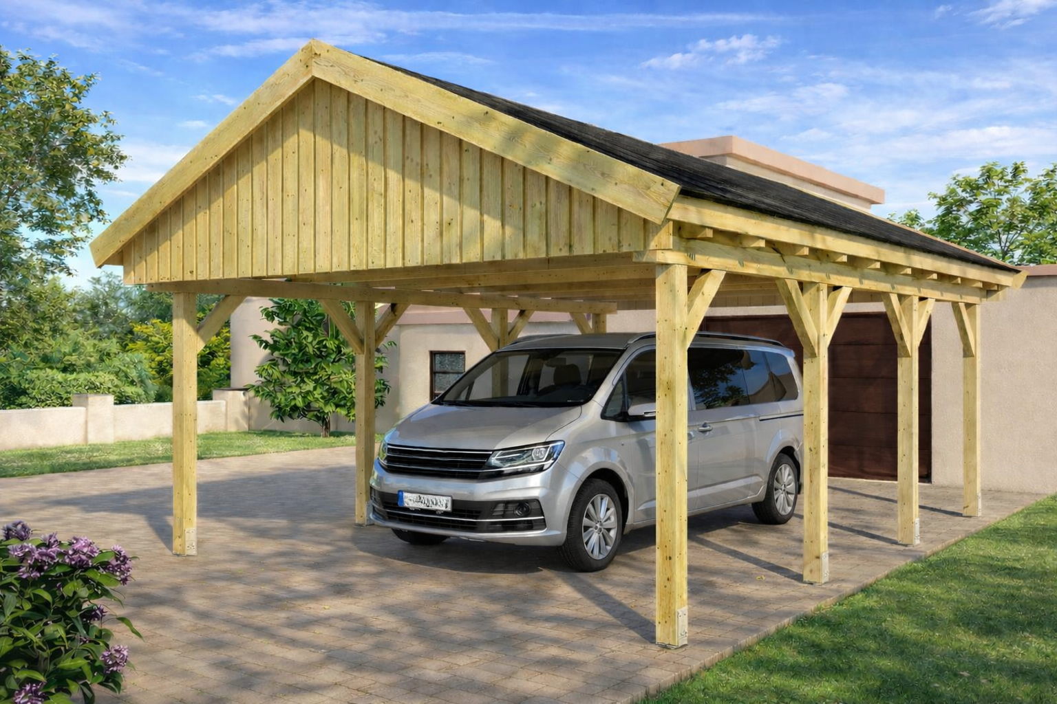 Prikker Carport Satteldach KDI 500 x 600cm