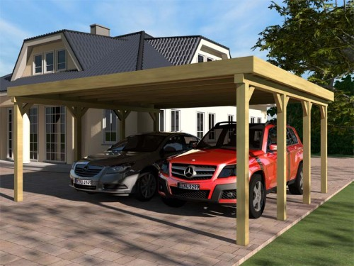 Prikker Carport Flachdach KDI 600 x 600cm