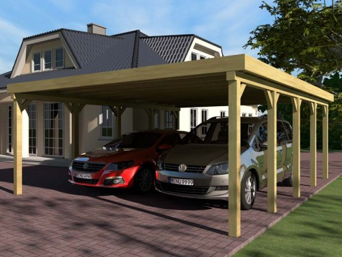 Prikker Carport Flachdach KDI 600 x 800cm