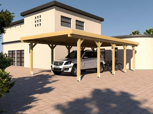 Prikker Carport Flachdach KDI 500 x 800cm