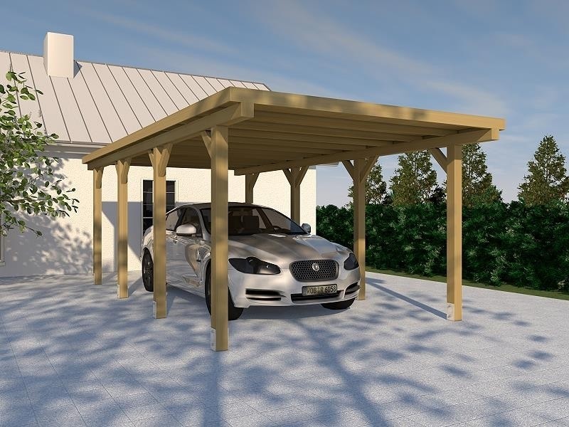 Prikker Carport Flachdach KDI 300 x 600cm