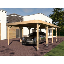 Prikker Carport Walmblende KVH 400 x 800cm