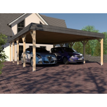 Prikker Carport Walmblende KVH 600 x 800cm