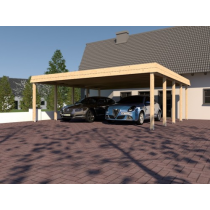 Prikker Carport Walmblende KVH 700 x 700cm