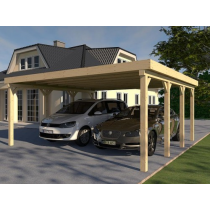 Prikker Carport Flachdach KVH 500 x 500cm