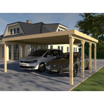 Prikker Carport Flachdach KVH 600 x 600cm