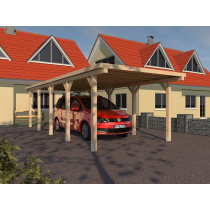 Prikker Carport Flachdach 300x800cm