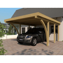 Prikker Carport Flachdach KDI 400 x 600cm LHB2