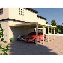 Prikker Carport Anlehn BSH 600 x 700cm