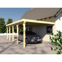 Prikker Carport Anlehn BSH 400 x 700cm