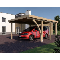 Prikker Carport Flachdach KVH 400 x 600cm LHB