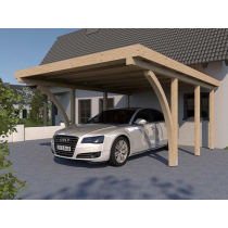 Prikker Carport Flachdach KVH 400 x 600cm LHB