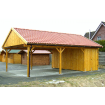 Prikker Carport Satteldach KVH 600 x 800cm GR