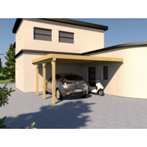 Prikker Carport Anlehn KDI 500 x 600cm