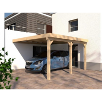 Prikker Carport Anlehn KVH 400 x 500cm