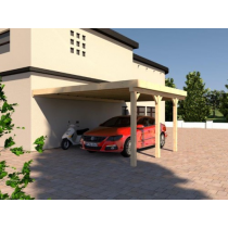 Prikker Carport Anlehn 500x600cm