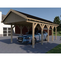 Prikker Carport Satteldach KVH 400 x 800cm