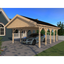 Prikker Carport Satteldach 500x700cm