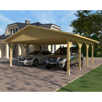 Prikker Carport Satteldach BSH 600 x 600cm