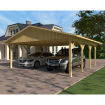 Prikker Carport Satteldach 600x500cm
