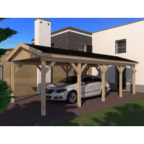 Prikker Carport Satteldach BSH 350 x 800cm