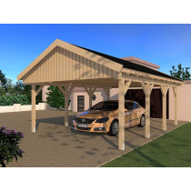 Prikker Carport Satteldach BSH 500 x 600cm