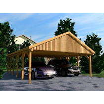 Prikker Carport Satteldach KVH 600 x 900cm