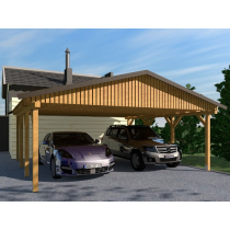 Prikker Carport Satteldach KDI 600 x 600cm