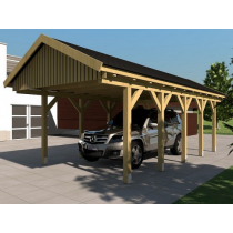 Prikker Carport Satteldach KDI 400 x 800cm