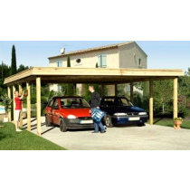 Prikker Carport Walmblende KDI 700 x 700cm