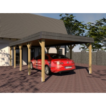 Prikker Carport Walmblende KDI 400 x 800cm