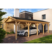 Prikker Carport Satteldach BSH 350 x 800cm