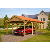 Prikker Carport Satteldach BSH 400 x 700cm