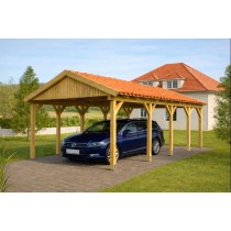 Prikker Carport Satteldach BSH 400 x 800cm