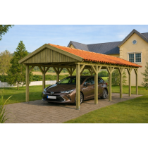 Prikker Carport Satteldach KDI 400 x 900cm