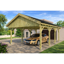 Prikker Carport Satteldach 600x500cm