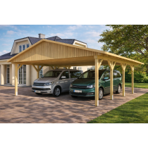 Prikker Carport Satteldach KVH 600 x 600cm