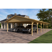 Prikker Carport Satteldach KVH 700 x 900cm