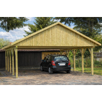 Prikker Carport Satteldach 800x800cm
