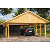 Prikker Carport Satteldach KVH 700 x 700cm
