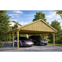 Prikker Carport Satteldach KDI 800 x 900cm